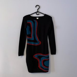 Venus vintage Art Deco style black dress